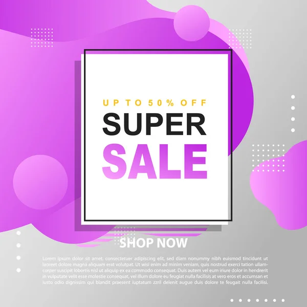 Flash Sale Promotion Banner Πρότυπο Σχεδιασμός Ειδική Προσφορά Banner Έκπτωση — Διανυσματικό Αρχείο