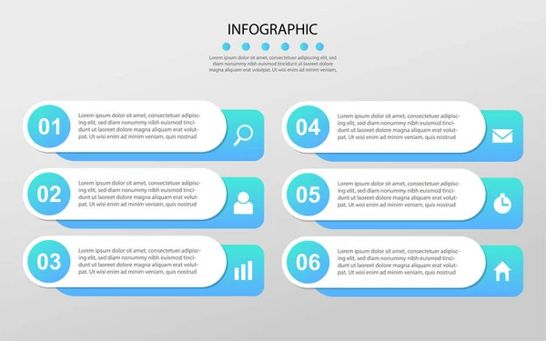 Visualización Datos Empresariales Modernos Proceso Gráfico Elementos Abstractos Del Gráfico — Archivo Imágenes Vectoriales