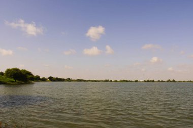 KUTCH, GUJARAT, Mavili Su Gölü