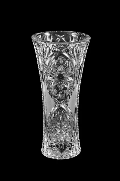 Glass flower vase — Stock Photo, Image