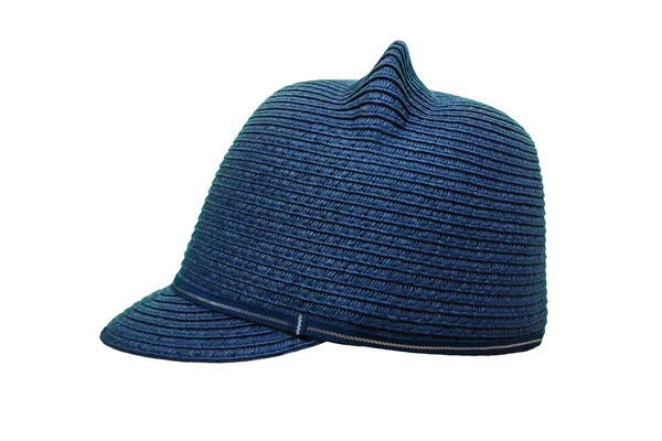 Children's baseball cap with horns — Stock Photo, Image