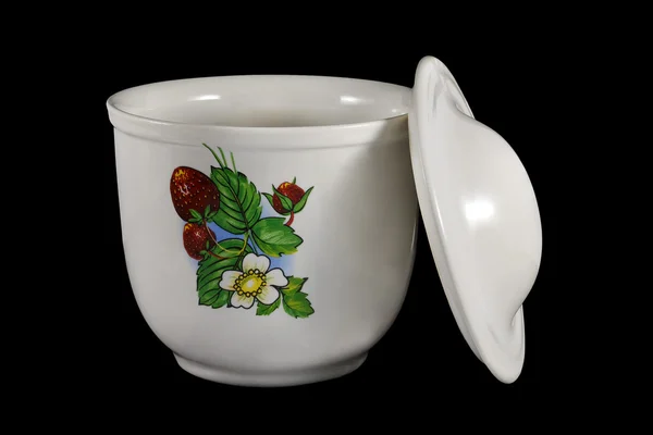 Porcelain cup for products — Stock Photo, Image