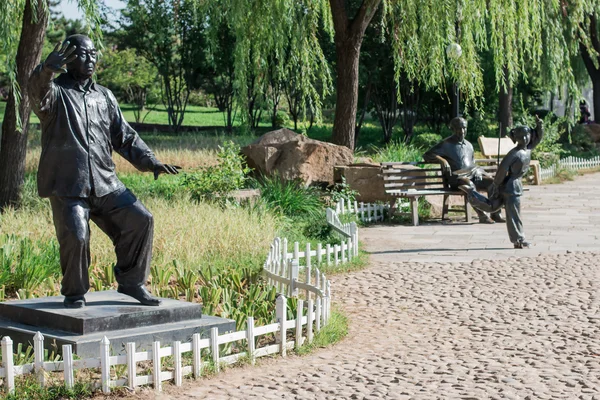 Statue de l'athlète dans le Parc Olympique — Photo