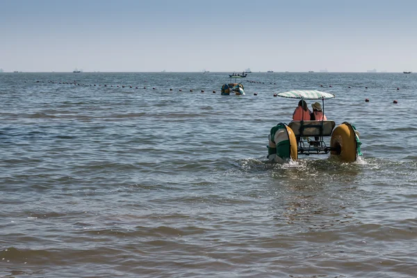 Strand an der Küste des gelben Meeres — Stockfoto