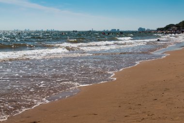 Çin'de sarı deniz kıyısı