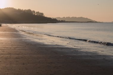 deniz kıyısı Sunrise