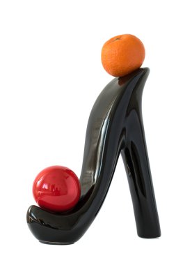 yüksek topuk üzerinde kadın ayakkabı