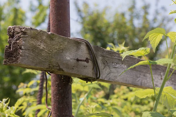 Élément d'une clôture en bois — Photo