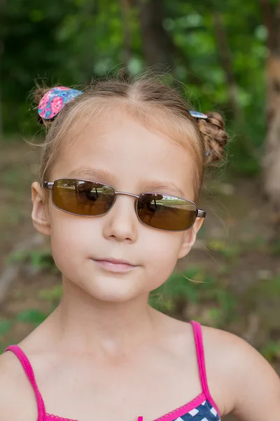 Girl wearing spectacles — Stock Photo, Image