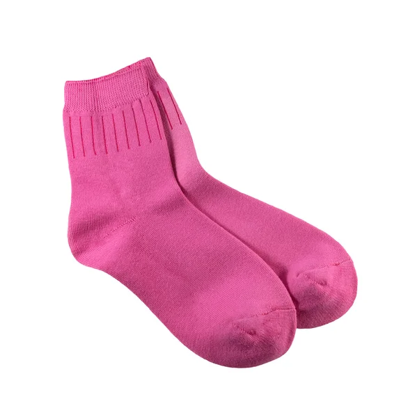 Calcetines rosados para niños — Foto de Stock