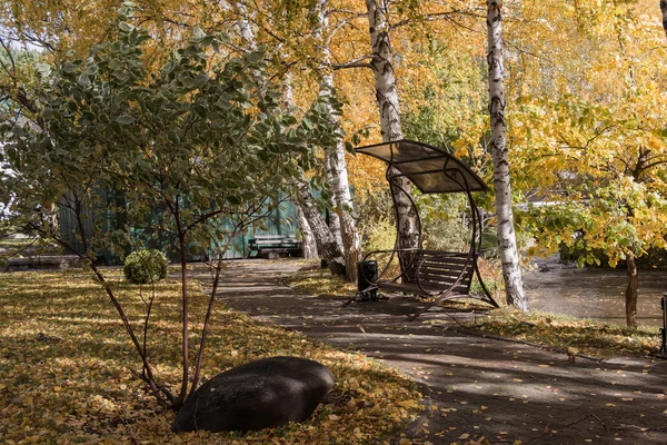 Paesaggio autunnale ad Altai — Foto Stock