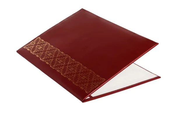 Address leather folder — Stock Photo, Image