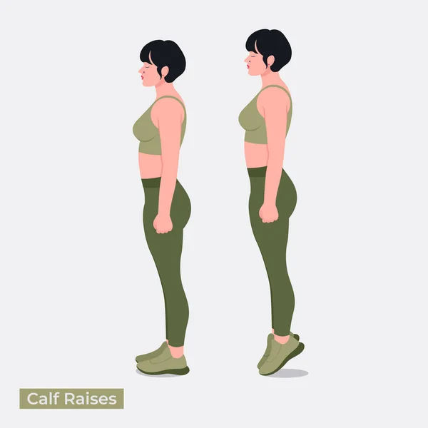 레이즈 여자들은 호기성 운동을 사기적 — 스톡 벡터