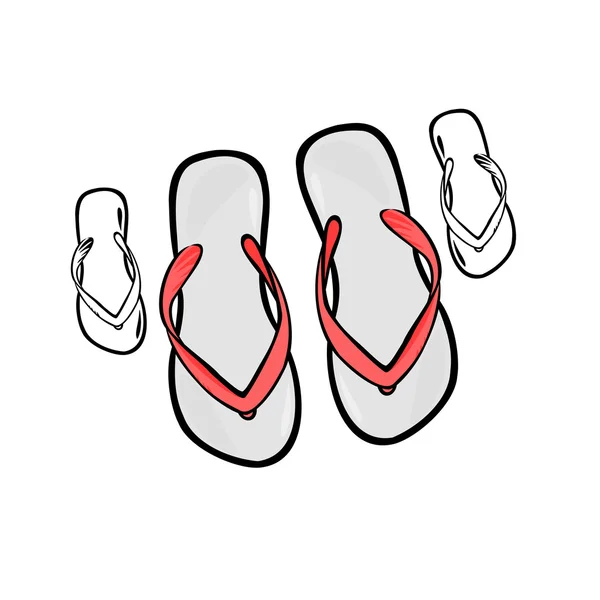 Flip-flops — Stock Vector