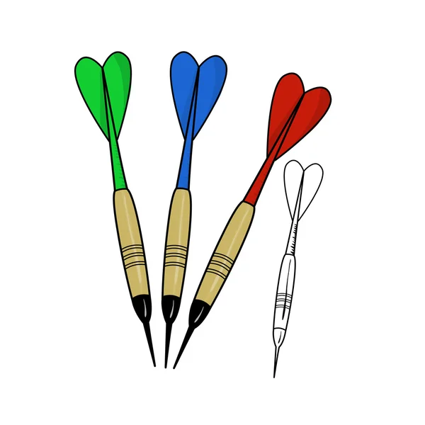 Flecha dardo — Archivo Imágenes Vectoriales