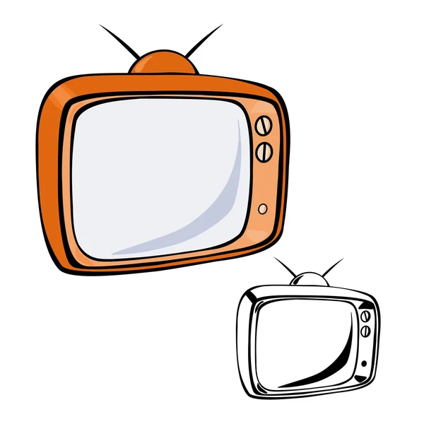 Retro Television — Stock Vector