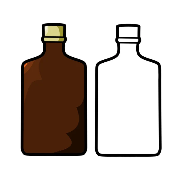 Likör şişesi — Stok Vektör