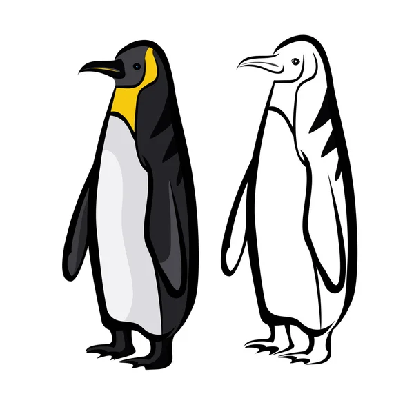 Pingvin – stockvektor