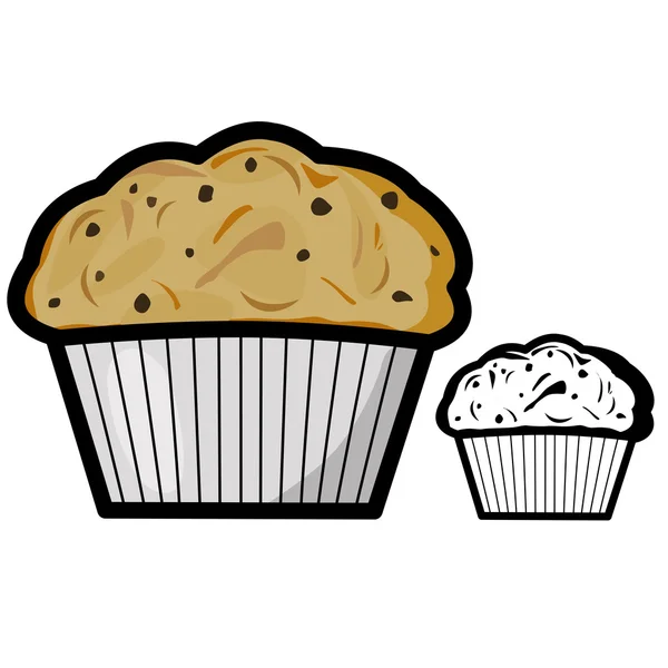 Muffin - Stok Vektor