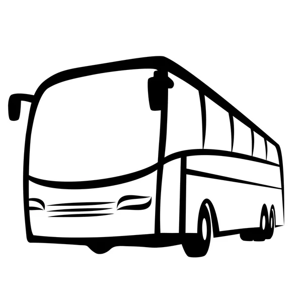 Symbol autobusu — Stockový vektor