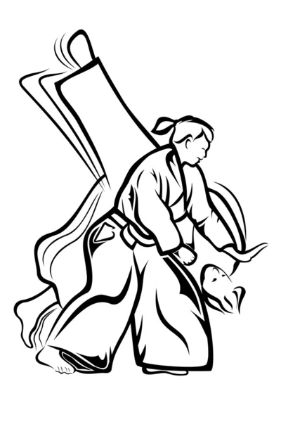 Aikido — Stockvector