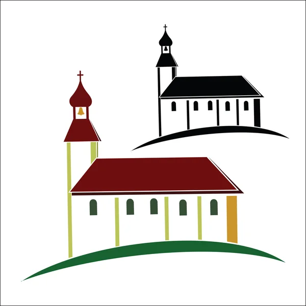 Símbolo de iglesia — Vector de stock