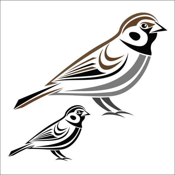 Σπίτι sparrow — Διανυσματικό Αρχείο