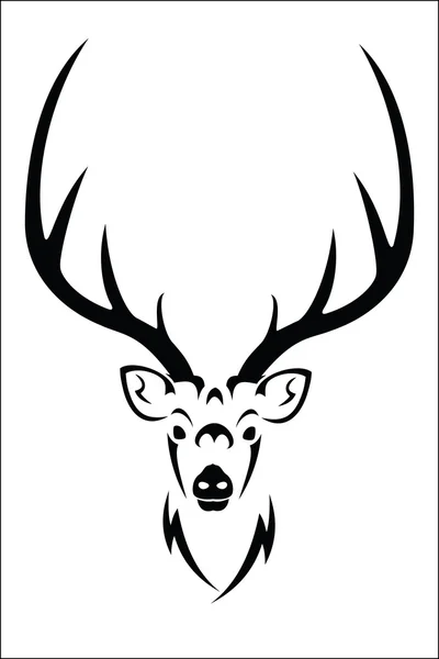 Deer symbol — Stock Vector