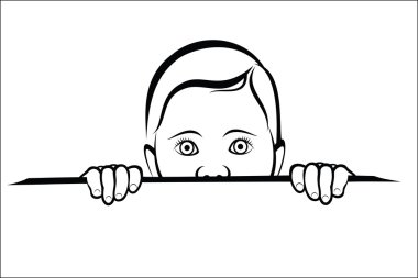 Sürpriz arayan çocuk