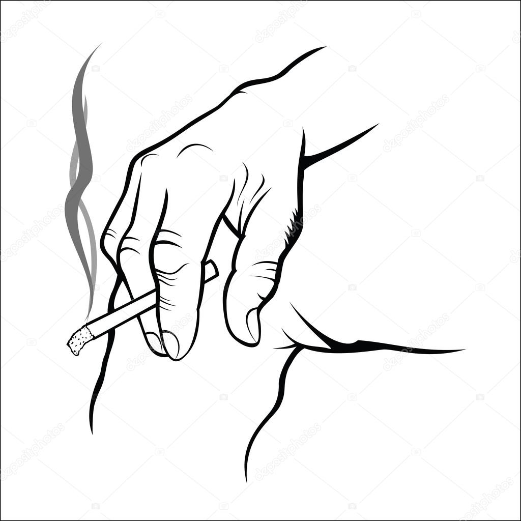 Hand Holding Cigarette Stock Vector C Fxm73 73494617 Hand computer icons cigarette, hand holding png. https depositphotos com 73494617 stock illustration hand holding cigarette html