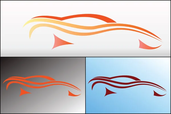 Conception de logo de voiture — Image vectorielle