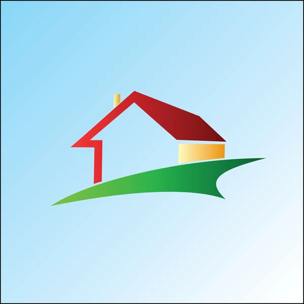 Dům logo design — Stockový vektor
