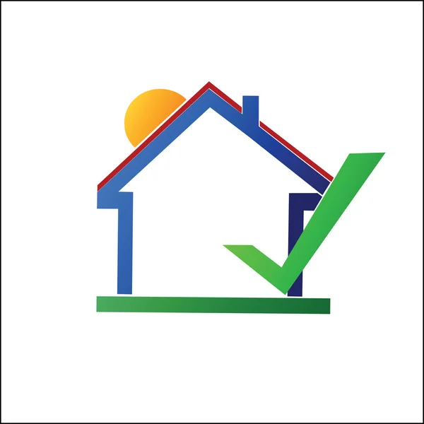 House logosu — Stok Vektör