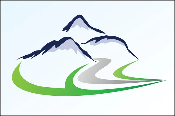 Mountain logo 6 — Stok Vektör