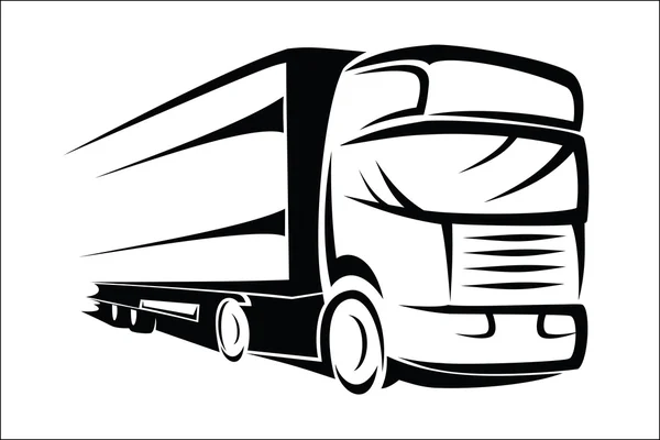 Symbol kamionu — Stockový vektor