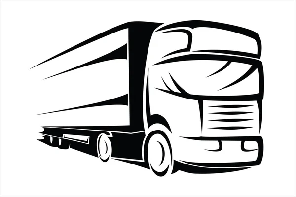 Truck symbol — Stock Vector