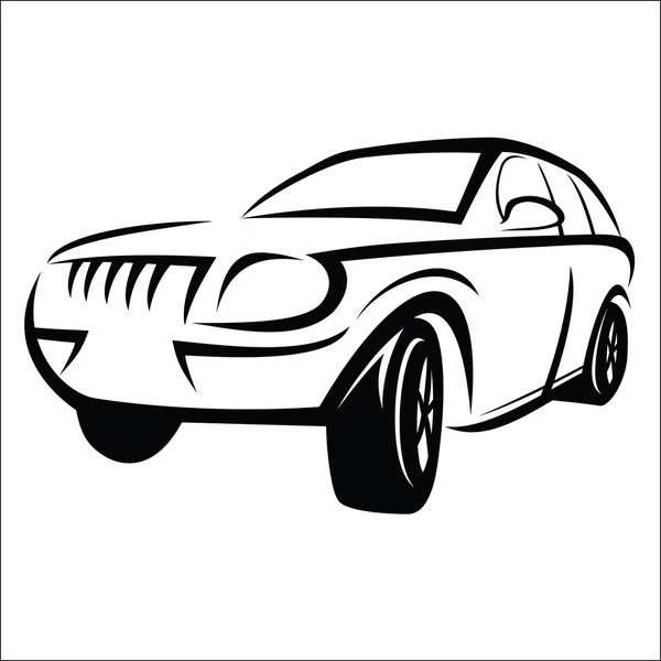 Ескіз автомобіля — стоковий вектор