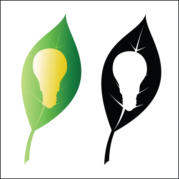 Eko enerji sembolü — Stok Vektör