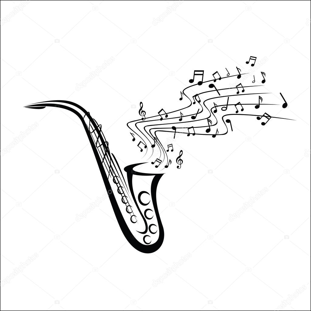 Saxophone sketch