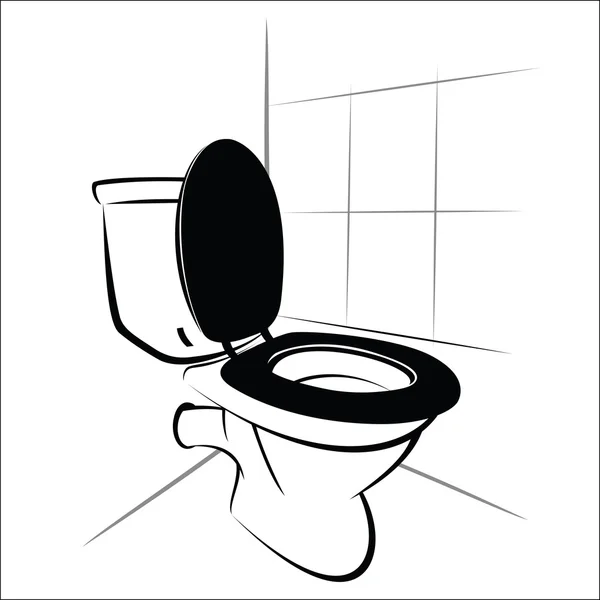 Toilet — Stockvector