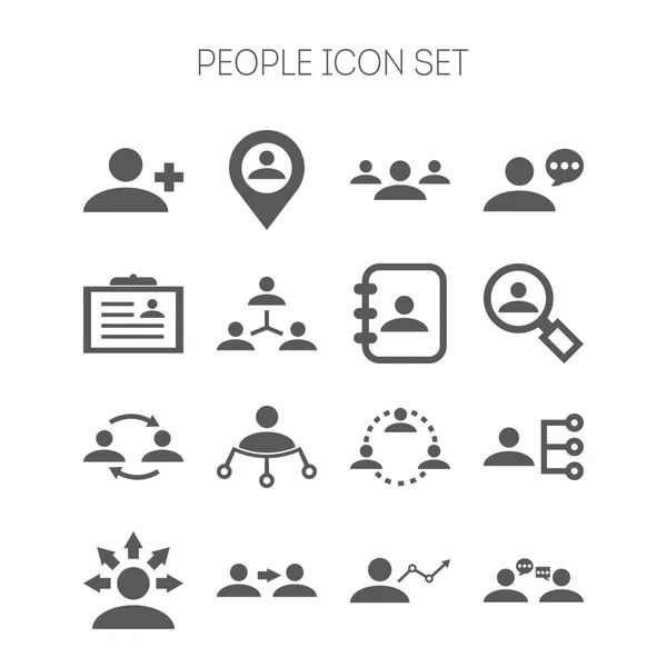 Set of simple icons for business, corporation, web design and application — Stock Vector