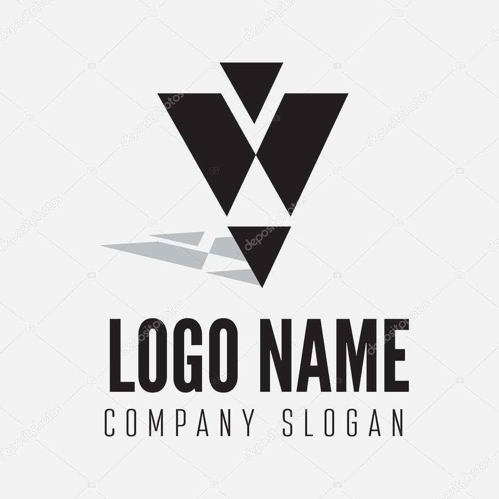 Abstract logo or logotype element for business, corporation or web