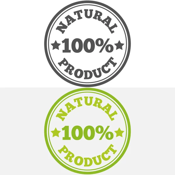 Logo, badge, label, logotype elements with leafs for web, business or natural products — 图库矢量图片