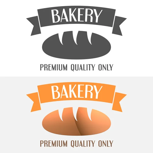 Set of logo, badge, label, emblem and logotype elements for bakery — Stock Vector
