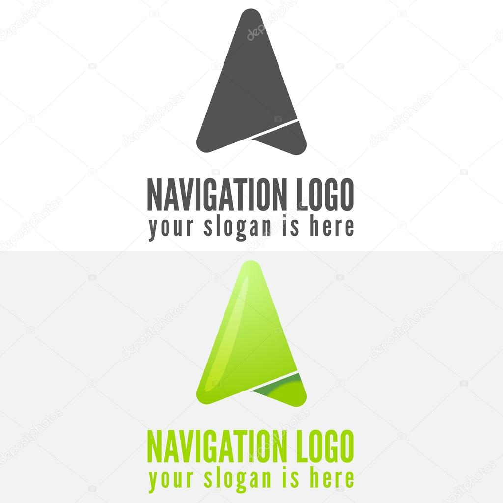 Logo or logotype elements for navigation, map, web, business compass and other design