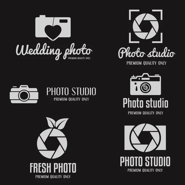Set of vintage and modern logo, icon, emblem, label or logotype elements