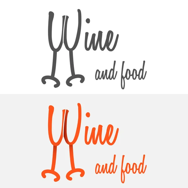 Set of logo and logotype elements for restaurant, cafe or bar — ストックベクタ