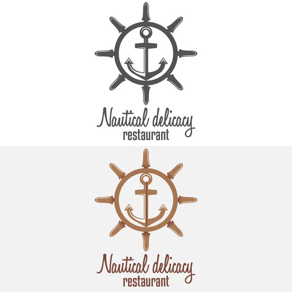 Set of logo and logotype elements for restaurant, cafe or bar — 图库矢量图片