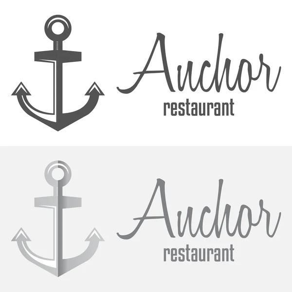 Set of logo and logotype elements for restaurant, cafe or bar — Stock Vector