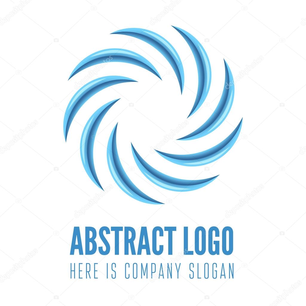 Logo, label, sticker or logotype element for web, site, business, office and other design